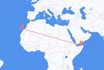 Flights from Bosaso, Somalia to Fuerteventura, Spain