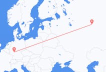 Fly fra Kirov til Frankfurt