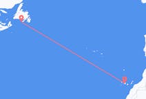 เที่ยวบินจาก Saint-Pierre แซงปีแยร์และมีเกอลง ไปยัง เกาะเตเนริเฟ แซงปีแยร์และมีเกอลง