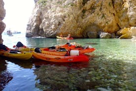 皮划艇游览 Portitxol + 浮潜 + 野餐 + 照片 + 参观洞穴