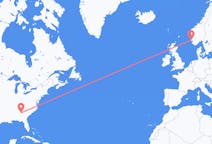 Flyrejser fra Atlanta, USA til Haugesund, Norge