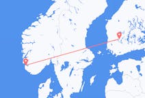 Vuelos de Stavanger, Noruega a Tampere, Finlandia