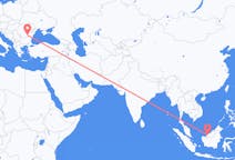 Flyreiser fra Sibu, Malaysia til București, Romania