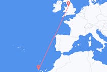 出发地 西班牙圣克鲁斯-德拉帕尔马前往英格兰的曼彻斯特的航班