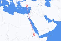 Flights from Lalibela, Ethiopia to Gazipaşa, Turkey