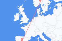 Flyreiser fra Madrid, til Oslo