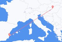 Vols d’Alicante, Espagne pour Budapest, Hongrie