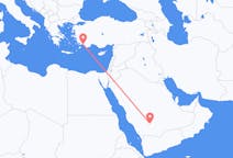 Flights from Wadi ad-Dawasir, Saudi Arabia to Dalaman, Turkey