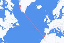 Vols d'Agadir, le Maroc à Nuuk, le Groenland