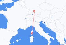 Vluchten van Figari, Frankrijk naar Memmingen, Duitsland