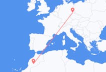 Flyreiser fra Quarzazate, Marokko til Dresden, Tyskland