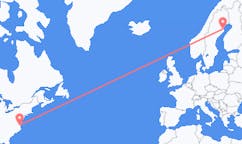 Flights from Norfolk to Skellefteå