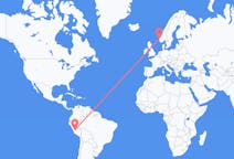 Flights from Jauja, Peru to Stord, Norway