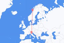 Flights from Florence, Italy to Mosjøen, Norway
