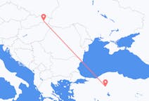 出发地 斯洛伐克从 科希策目的地 土耳其安卡拉的航班