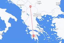 Vluchten van Kalamáta naar Skopje