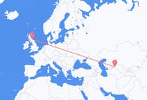 Flyg från Nukus, Uzbekistan till Edinburgh, Skottland
