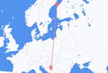 Vols de Vaasa, Finlande pour Sarajevo, Bosnie-Herzégovine