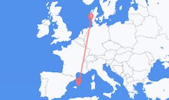 Flyg från Westerland, Tyskland till Mahon, Spanien