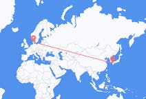 Flights from Saga, Japan to Billund, Denmark