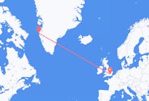 Flyg från Sisimiut, Grönland till London, England