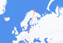 Fly fra Łódź til Kirkenes