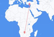 Flyg från Maun, Botswana till Larnaca, Cypern