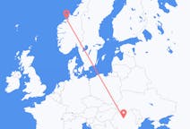 Flights from Târgu Mureș, Romania to Kristiansund, Norway