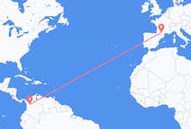 Flyreiser fra Medellín, Colombia til Toulouse, Frankrike