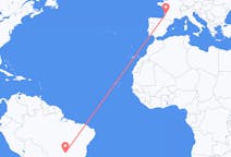Flyreiser fra Goiânia, Brasil til Bordeaux, Frankrike