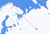 Flyg från Perm till Kirkenes