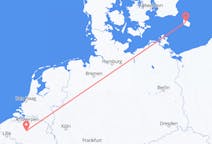 Flyg från Brysselregionen, Belgien till Bornholm, Danmark