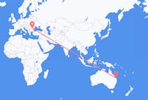 出发地 澳大利亚班达伯格大区目的地 罗马尼亚布加勒斯特的航班