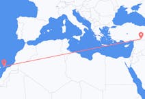 Fly fra Şanlıurfa til Fuerteventura