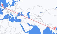 Flyrejser fra Sakon Nakhon, Thailand til Manchester, England