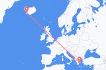 Flyg från Reykjavík, Island till Aten, Grekland