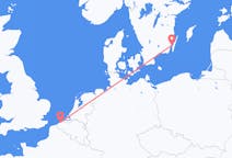 Flyg från Ostend till Kalmar