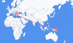 出发地 巴布亚新几内亚图菲目的地 希腊斯基亚索斯的航班