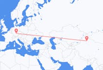Flyrejser fra Ürümqi, Kina til Nürnberg, Tyskland