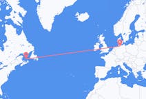 Flyreiser fra Les Îles-de-la-Madeleine, Quebec, Canada til Hamburg, Tyskland