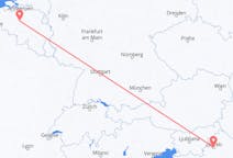 Flyg från Brysselregionen, Belgien till Zagreb, Kroatien