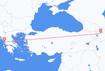 Vluchten van Gəncə, Azerbeidzjan naar Preveza, Griekenland