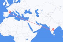 Flights from Tirupati, India to Barcelona, Spain
