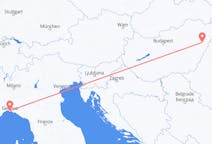 Flyreiser fra Debrecen, Ungarn til Genova, Italia