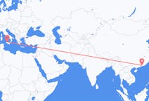 Flyreiser fra Huizhou, Kina til Palermo, Italia