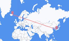 Рейсы из Окаямы, Япония в Эйильсстадир, Исландия
