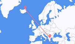 아이슬란드 토르쇼픈에서 출발해 그리스 테살로니키로(으)로 가는 항공편