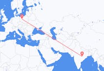 Flights from Raipur, India to Poznań, Poland