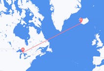 Flyrejser fra Sault Ste. Marie til Reykjavík