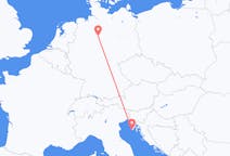 Flyreiser fra Pula, til Hannover
